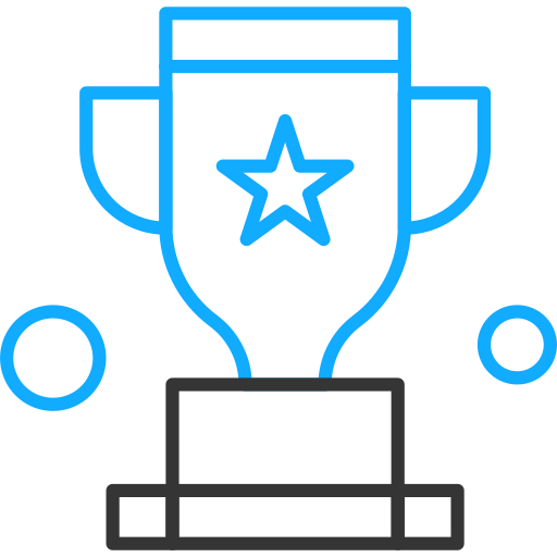 Award Generic Outline Color icon