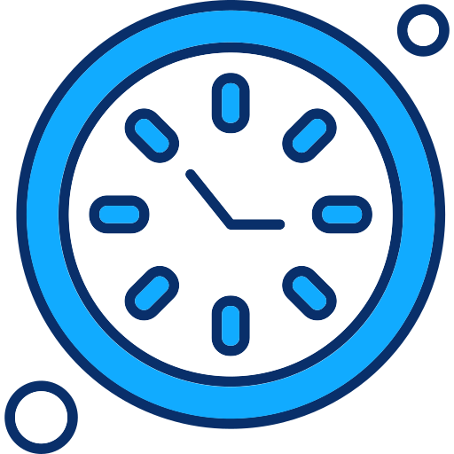 l'horloge Generic Blue Icône