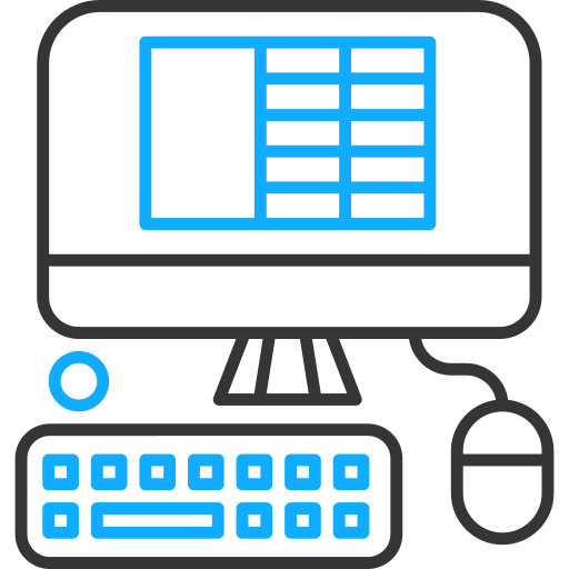 Computer Generic Outline Color icon