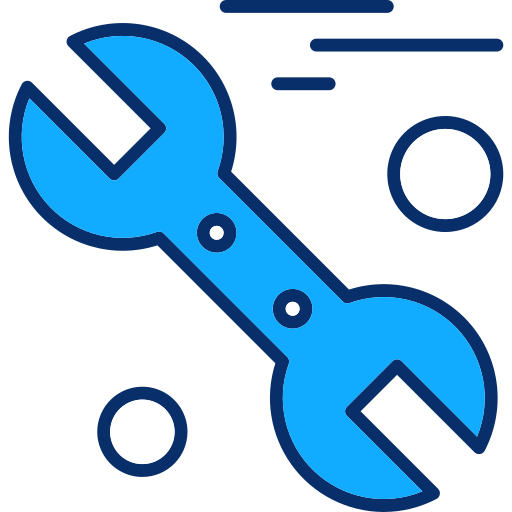 Maintenance Generic Blue icon