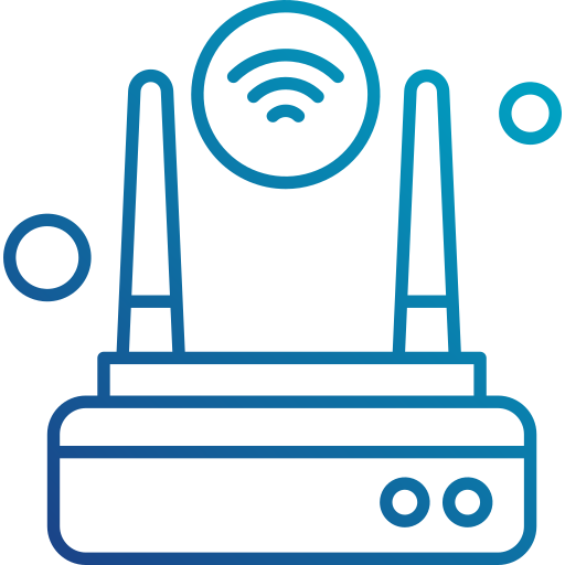 routeur wi-fi Generic Gradient Icône