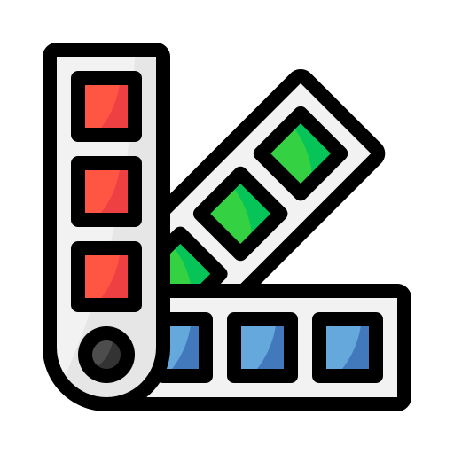 paleta Generic Outline Color icono