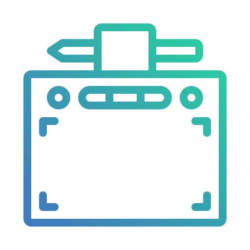 Graphic tablet Generic Gradient icon