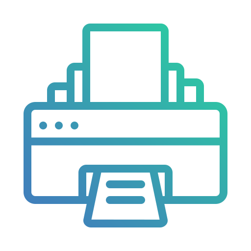 Printer Generic Gradient icon