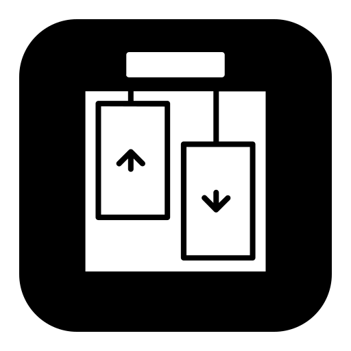 sollevare Generic Glyph icona