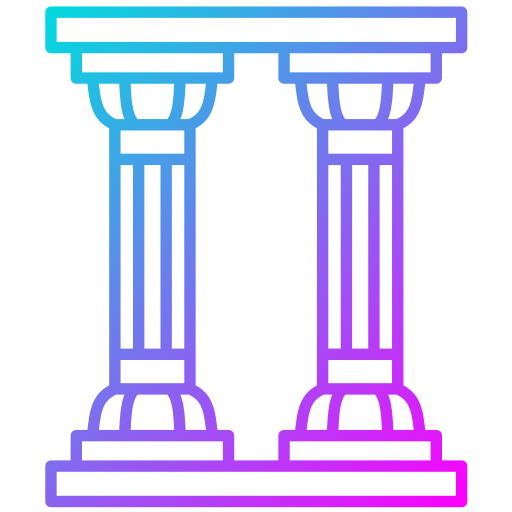 기둥 Generic Gradient icon
