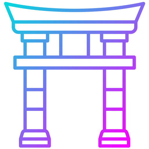 portail torii Generic Gradient Icône