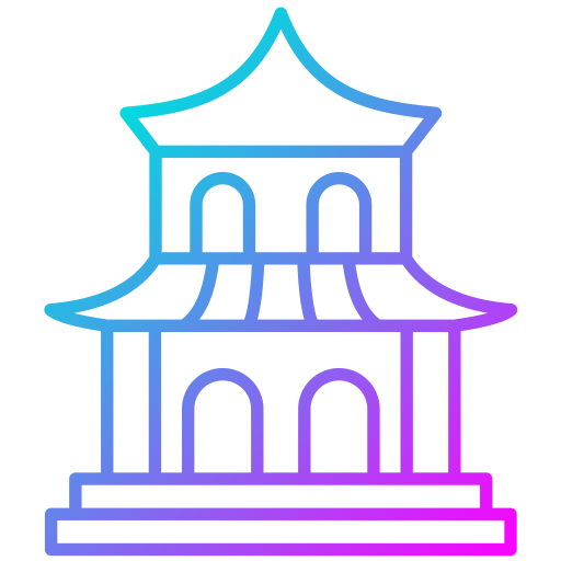 pagode Generic Gradient Icône