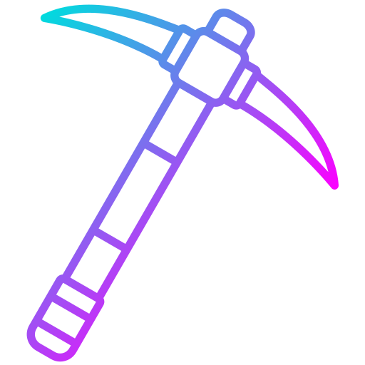 Pickaxe Generic Gradient icon