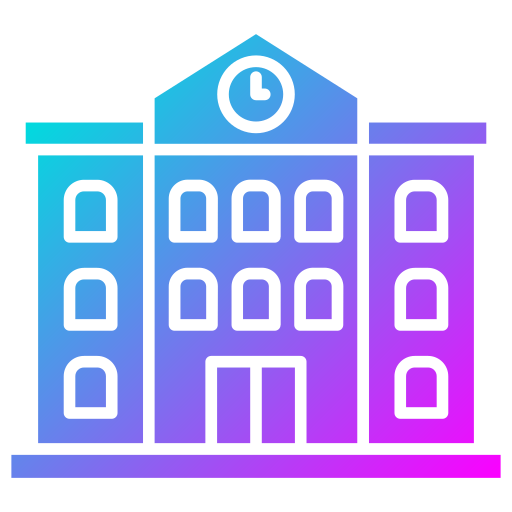 edificio Generic Flat Gradient icono