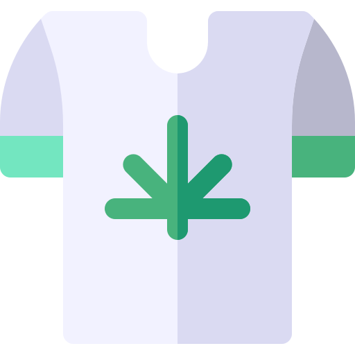 camiseta de manga corta Basic Rounded Flat icono