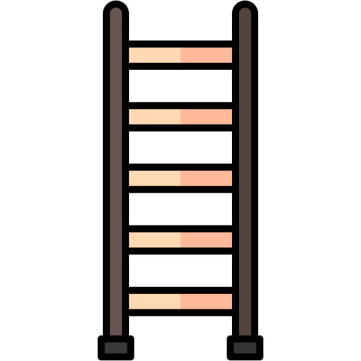escalera Generic Outline Color icono