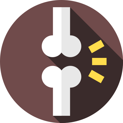 knochen Flat Circular Flat icon