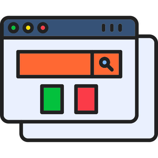 Webpages Generic Outline Color icon