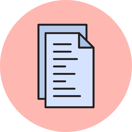 Files Generic Outline Color icon