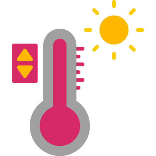 temperatuurregeling Generic Flat icoon