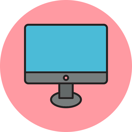 Monitor screen Generic Circular icon