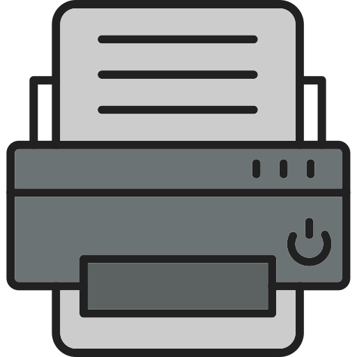 Printer Generic Outline Color icon