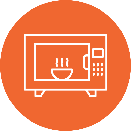 Microwave oven Generic Circular icon