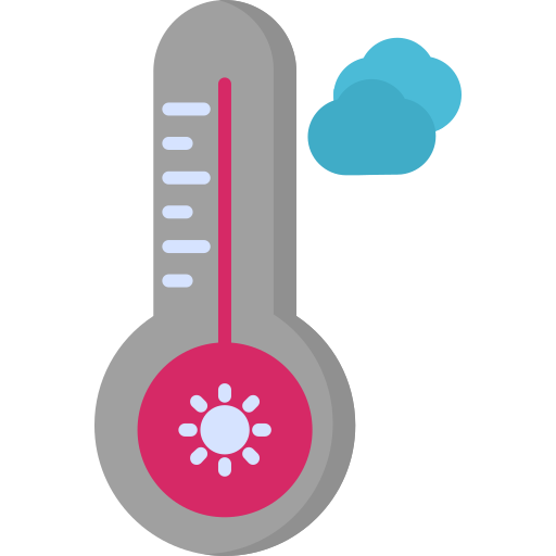 temperatura caliente Generic Flat icono