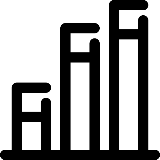 gráfico de barras Voysla Lineal icono