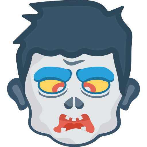 Zombie Generic Flat icon