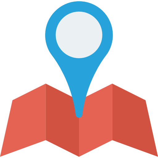 Map Dinosoft Flat icon