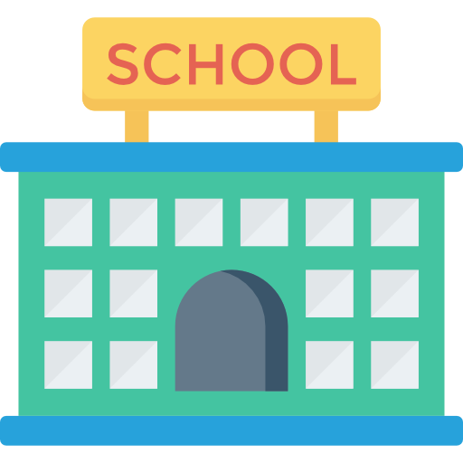 School Dinosoft Flat icon