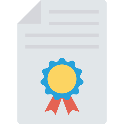 Сертификат Dinosoft Flat иконка