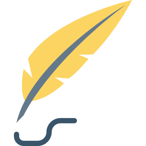 Feather Dinosoft Flat icon