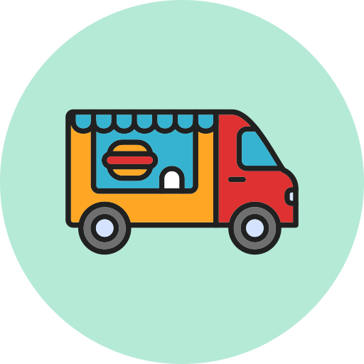 Food truck Generic Circular icon