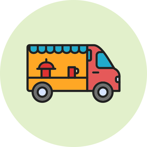 Продуктовый грузовик Generic Circular иконка