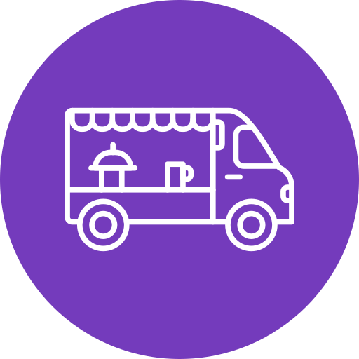 Food truck Generic Circular icon