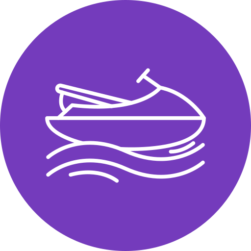 moto acuática Generic Circular icono