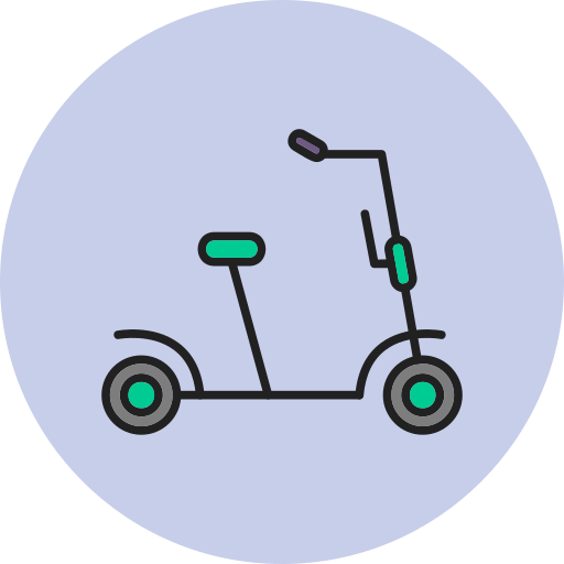 킥 스쿠터 Generic Circular icon