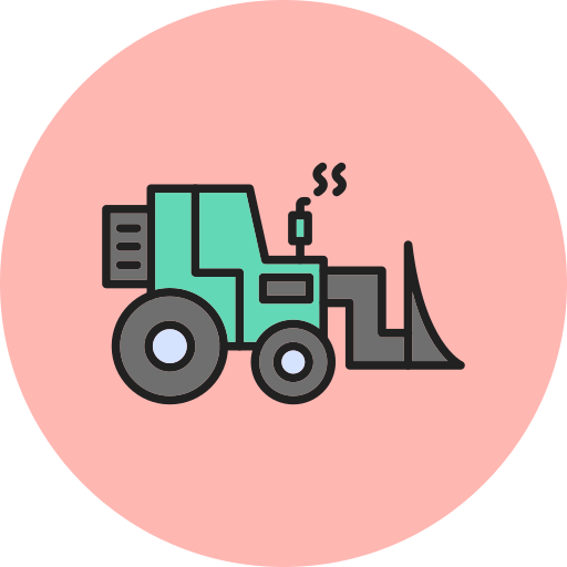 bulldozer Generic Circular icon