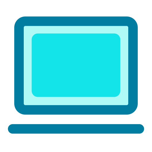 랩탑 Generic Blue icon