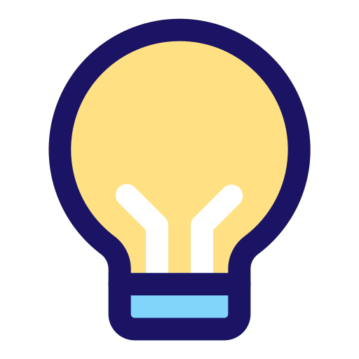 Light bulb Generic Outline Color icon