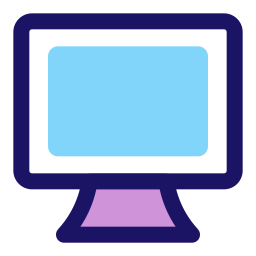 Monitor Generic Outline Color icon