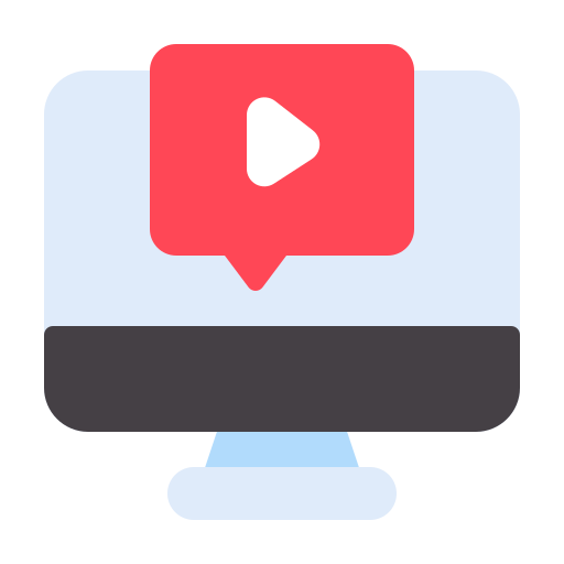 videotutorial Generic Flat icono