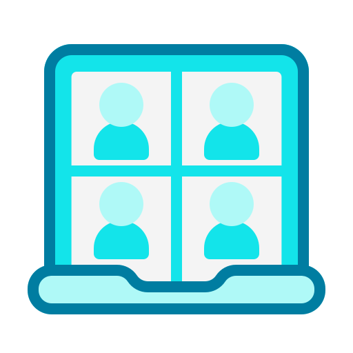 online-meeting Generic Blue icon