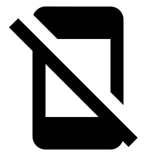 niente cellulare Generic Glyph icona