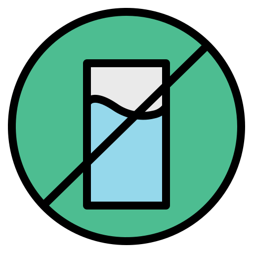 No drinks Generic Outline Color icon