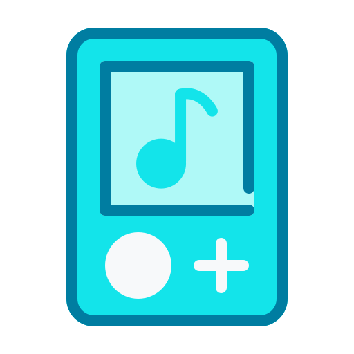 Mp3 player Generic Blue icon