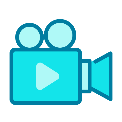 ビデオカメラ Generic Blue icon