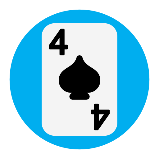 Four of spades Generic Circular icon