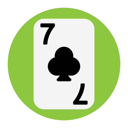Seven of clubs Generic Circular icon