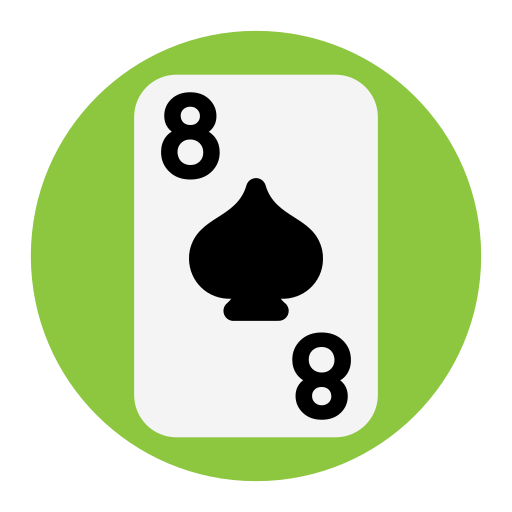 Eight of spades Generic Circular icon