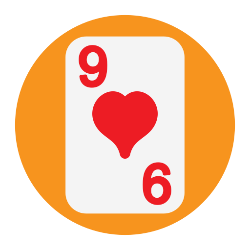 negen van harten Generic Circular icoon