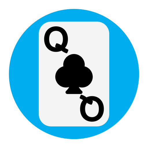 Queen of clubs Generic Circular icon